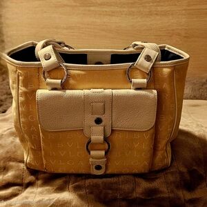 Bulgari Tan Leather Tote Bag